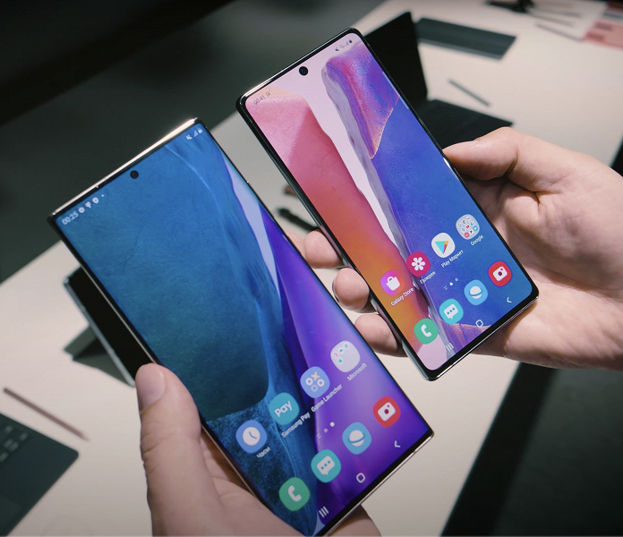 Представлены флагманские смартфоны Samsung Galaxy Note20 и Note20 Ultra
